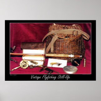 Flyfishing-Stillleben 04 Poster