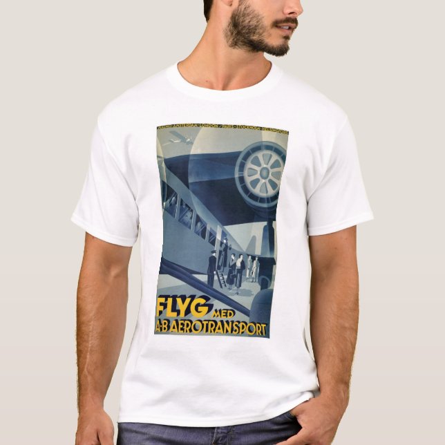 Flyg Med A-B Aerotransport T-Shirt (Vorderseite)