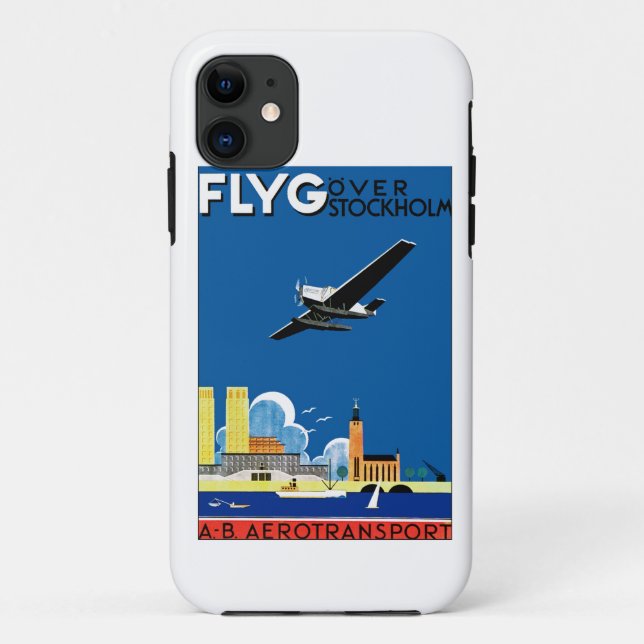 Flyg über Stockholm Case-Mate iPhone Hülle (Rückseite)