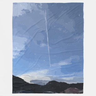 Flyin in der Sky Fleece Blanket