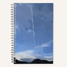Flyin in The Sky Spiral Notebook