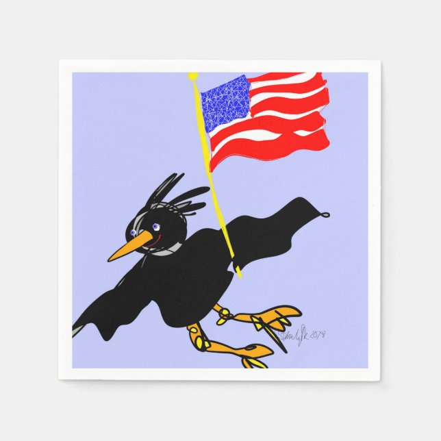 FLYIN UNSERE FLAG Cocktailserien Serviette (Vorderseite)