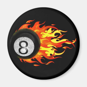 Flying 8 Ball Magnet
