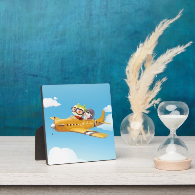 Flying Adventure mit Hund Fotoplatte (InSitu)