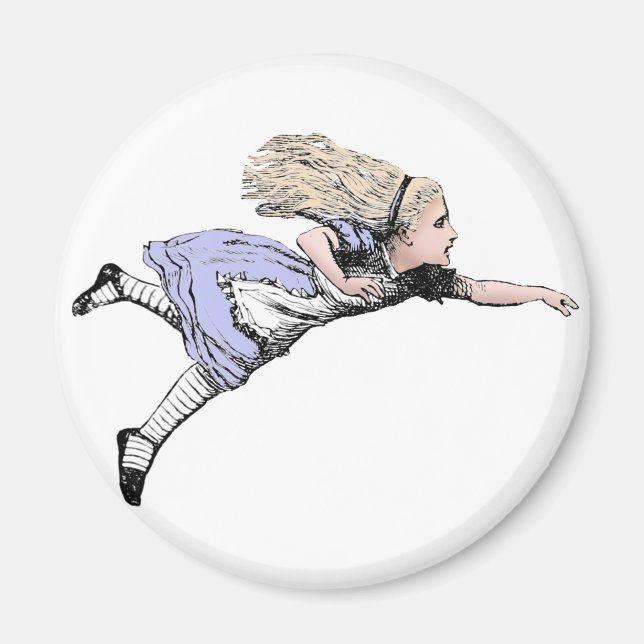Flying Alice im Wunderland Looking Glass Magnet (Vorne)