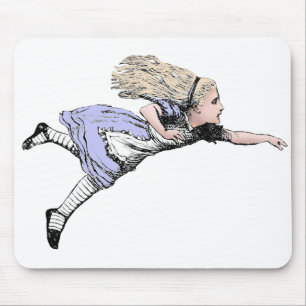 Flying Alice im Wunderland Looking Glass Mousepad