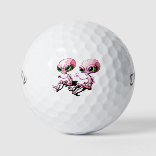 Flying Außerirdischen Callaway Warbird Golf Ball (Vorderseite)