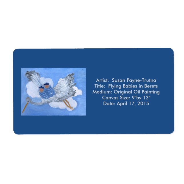 Flying Babies in Berets Label: Susan Payne-Trutna (Vorne)