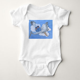 Flying Baby Boys und Stork Bekleidung Strampler