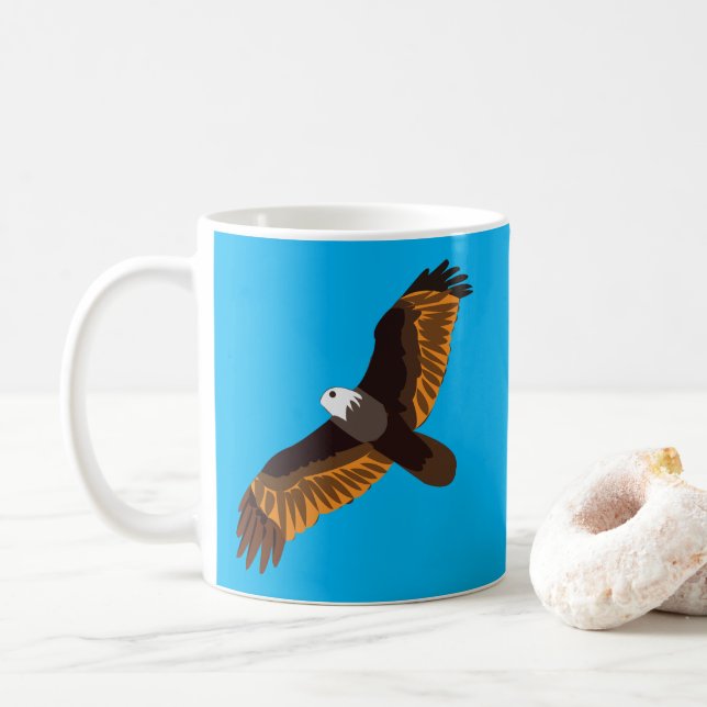 Flying Bald Eagle Kaffeetasse (Mit Donut)
