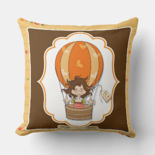 Flying Balloon Decorative Pillow Kissen