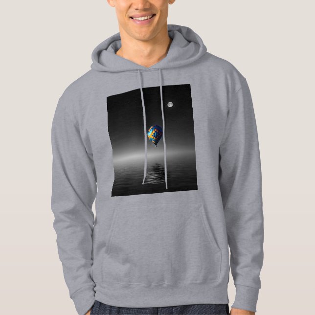 Flying Balloon Selektive Minimalistische Fotografi Hoodie (Vorderseite)