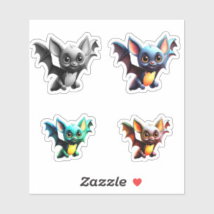 Flying Bat Custom Cut Vinyl Aufkleber