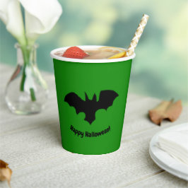 Flying Bat on Green Pappbecher