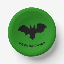 Flying Bat on Green Pappteller