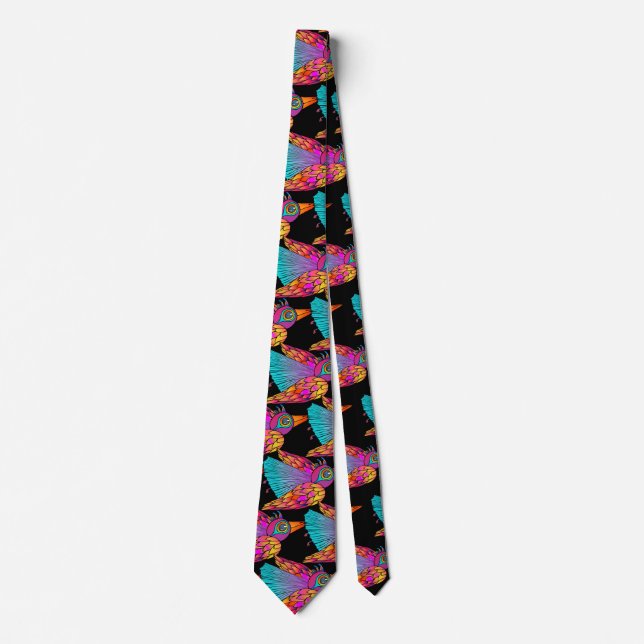 Flying Bird Neck Tie Krawatte (Vorderseite)