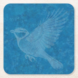 Flying Bird Rechteckiger Pappuntersetzer