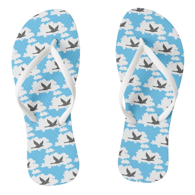 Flying Bird-Silhouette Flip Flops (Fußbett)