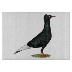 Flying Black Cap-Taube Schneidebrett