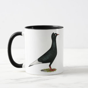 Flying Black Cap-Taube Tasse