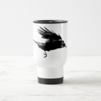 Flying Black Crow-Kaffee-Tasse