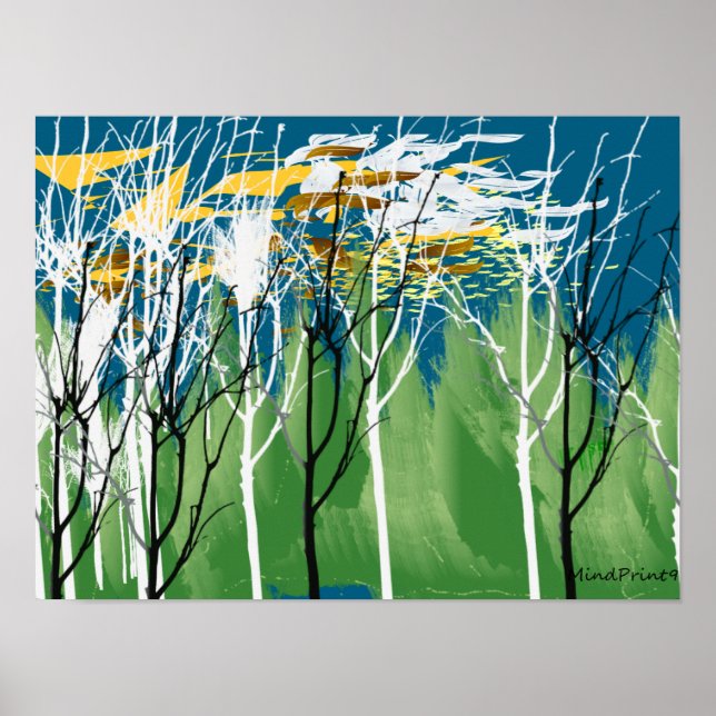 Flying-Blätter Poster (Vorne)