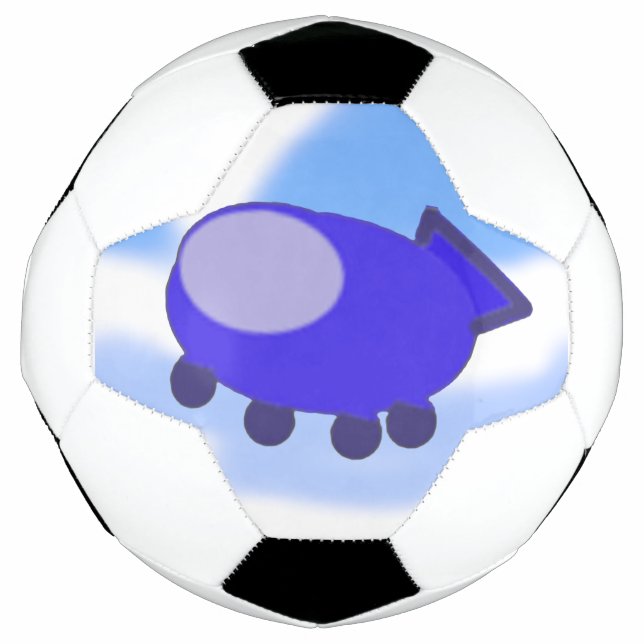 Flying Blue-Raumschiff Fußball (Vorderseite)