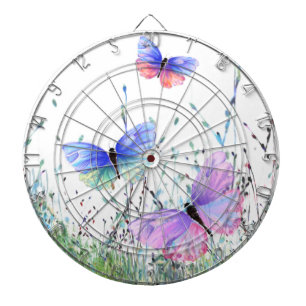 Flying Butterflies Dart Board Dartscheibe