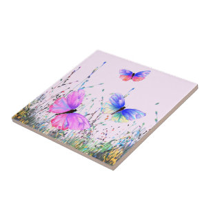 Flying Butterflies Keramik Tile Spring Fliese