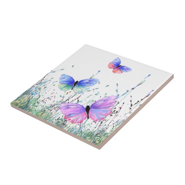 Flying Butterflies Keramik Tile Spring Joy Fliese (Seite)