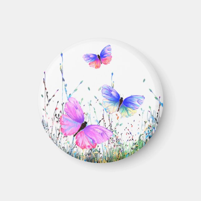 Flying Butterflies Magnet (Vorne)