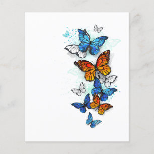 Flying Butterflies Morpho und Monarch Flyer