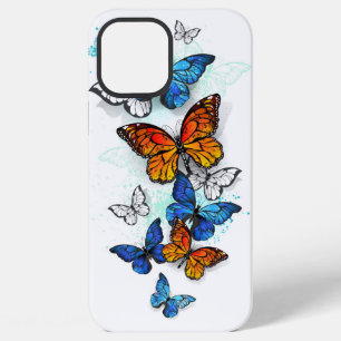Flying Butterflies Morpho und Monarch iPhone 12 Pro Max Hülle