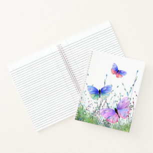 Flying Butterflies-Notebook Notizbuch