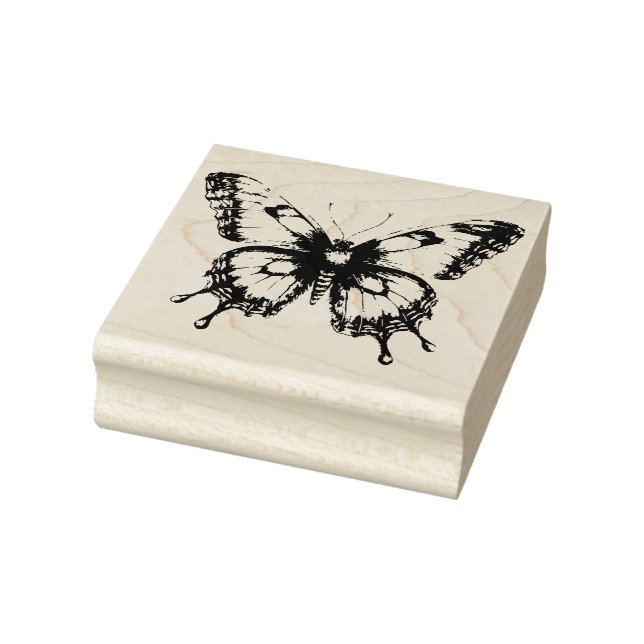 Flying Butterfly Gummistempel (Stempel)