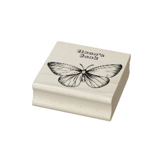 Flying Butterfly Personalisierte Holzkunst Briefma Gummistempel