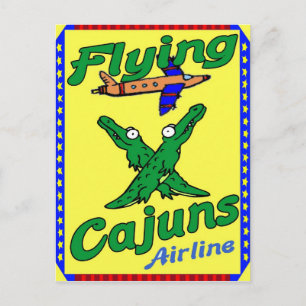 Flying Cajuns Postkarte