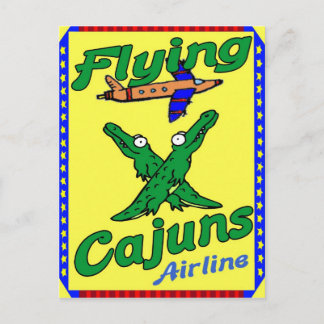 Flying Cajuns Postkarte