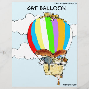 Flying Cats Funny Cartoon