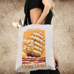 Flying Cloud Amerikanisches Clipper-Schiff Vintage