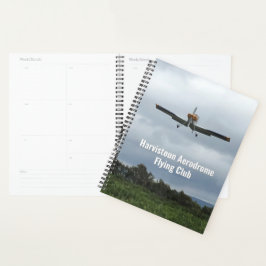Flying Club-Notebook mit Leichtflugzeugen Planer