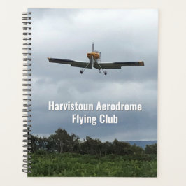 Flying Club-Notebook mit Leichtflugzeugen Planer