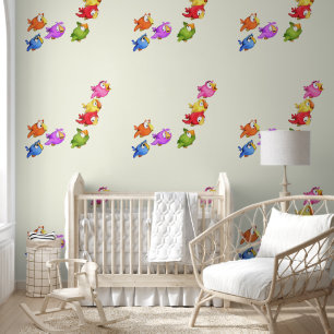 Flying Colorful Bird Tapete