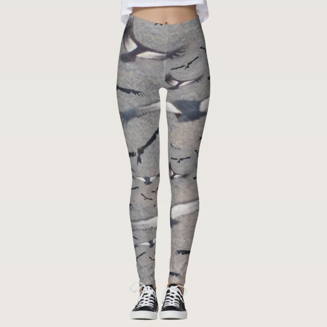 Flying Condors Pattern Legging Leggings (Vorderseite)