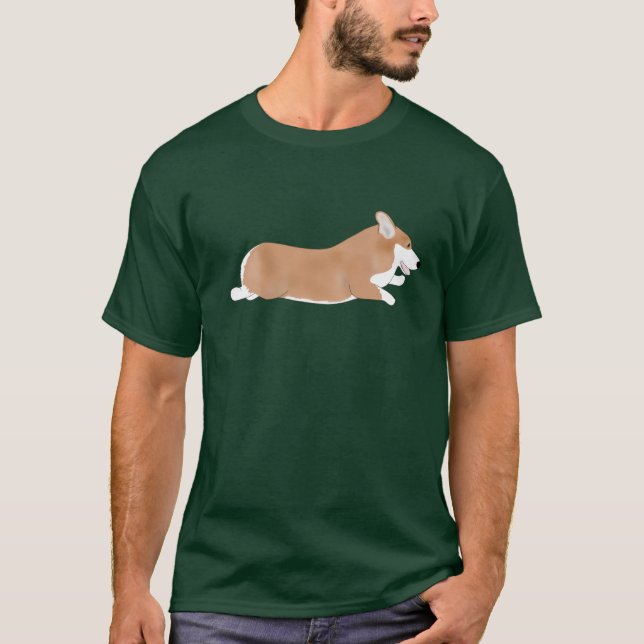 Flying Corgi-T - Shirt (Vorderseite)