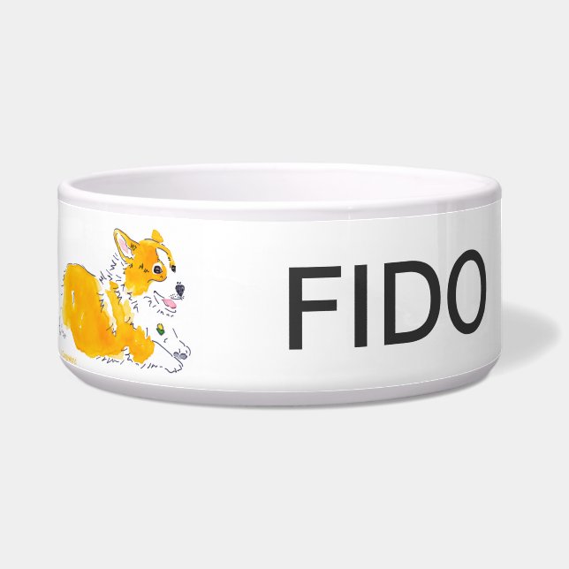 Flying Corgis Dog Bowl Napf (Links)