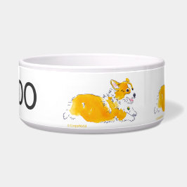 Flying Corgis Dog Bowl Napf