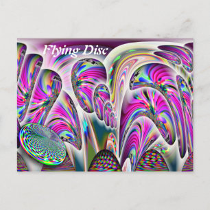 Flying Disk Postcard Postkarte