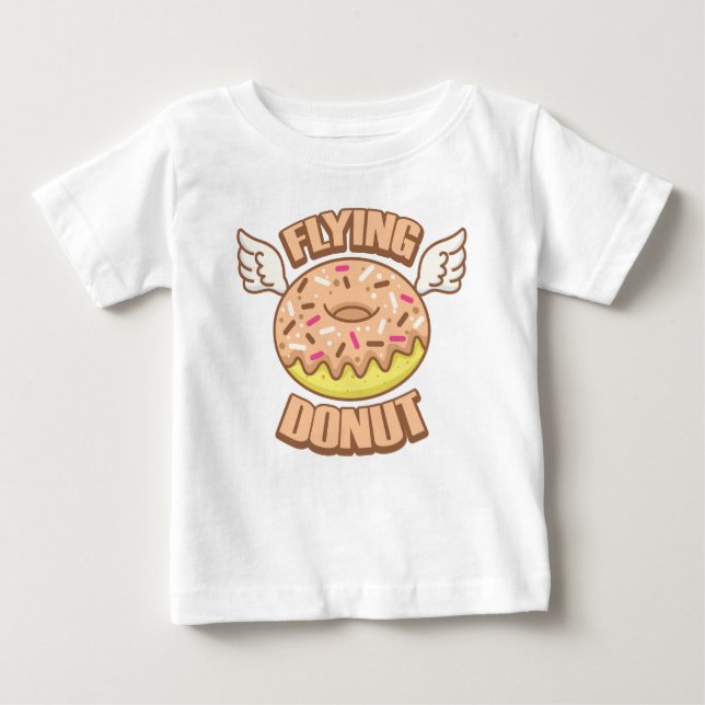 Flying Donut Baby T-shirt (Vorderseite)
