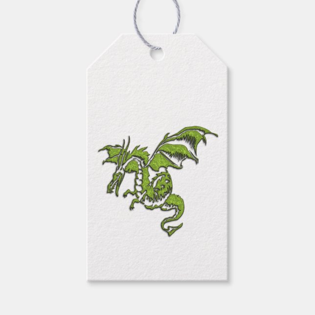 Flying Dragon Design Geschenkanhänger (Vorderseite)